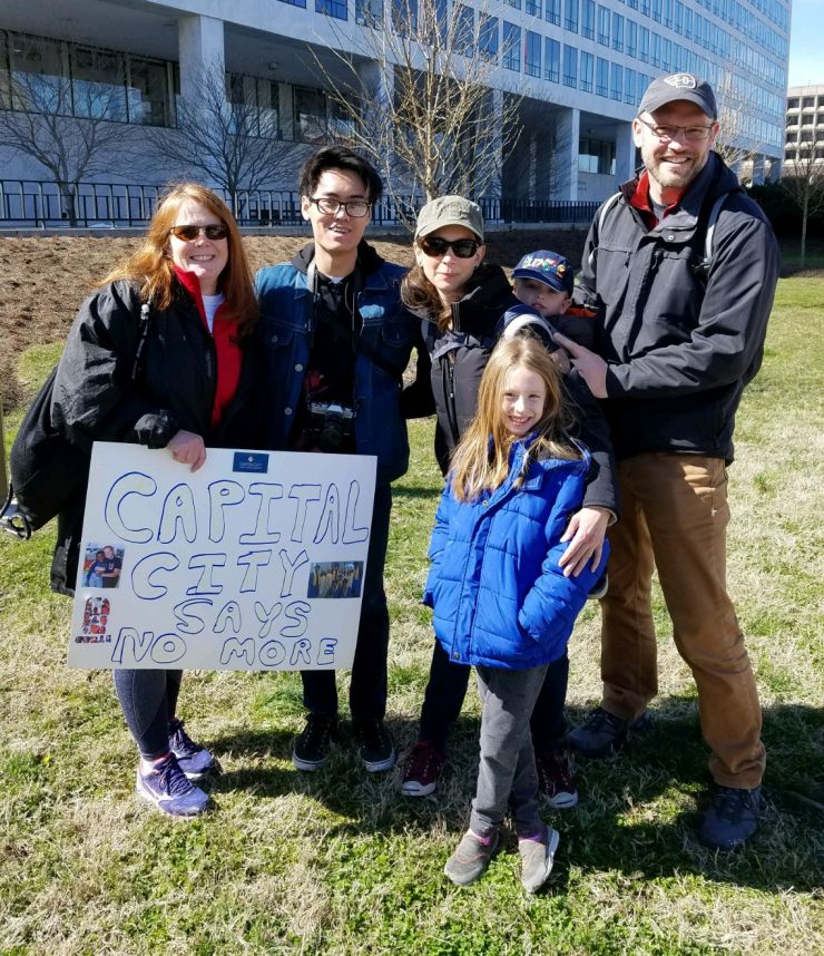 Denise Morelli at March for our Lives Protest