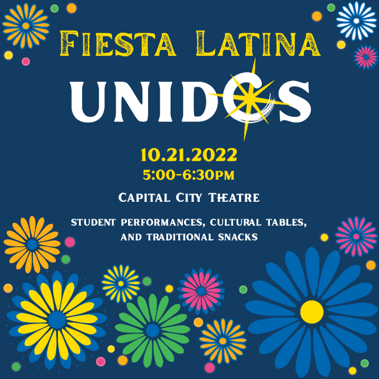 Fiesta Latina will take place Oct. 21 from 5-6:30 p.m. at the school theater. 